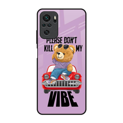 Don't Kill My Vibe Redmi Note 10S Glass Back Cover Online