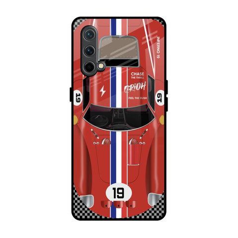 Racing Vintage OnePlus Nord CE Glass Back Cover Online