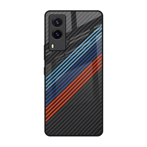 Carbon Inspired Vivo V21e Glass Back Cover Online