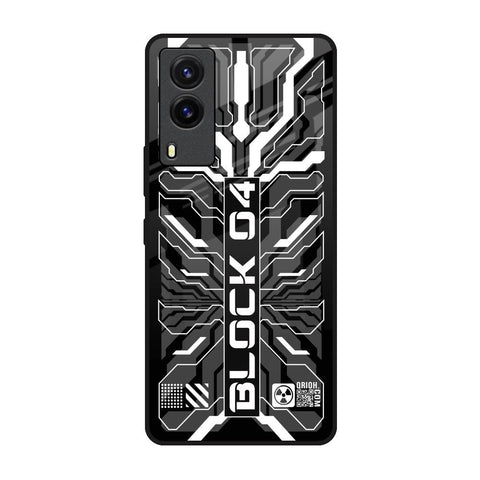 Monochrome Magic Vivo V21e Glass Back Cover Online