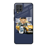 Adventurous Bear Samsung Galaxy F22 Glass Back Cover Online