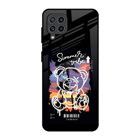 Summer Vibe Samsung Galaxy F22 Glass Back Cover Online