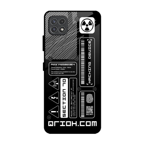 Futuristic Art Samsung Galaxy A22 5G Glass Back Cover Online