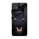 Angry Black Leopard Samsung Galaxy A22 5G Glass Back Cover Online