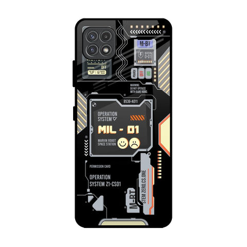 Exposed Parts Samsung Galaxy A22 5G Glass Back Cover Online