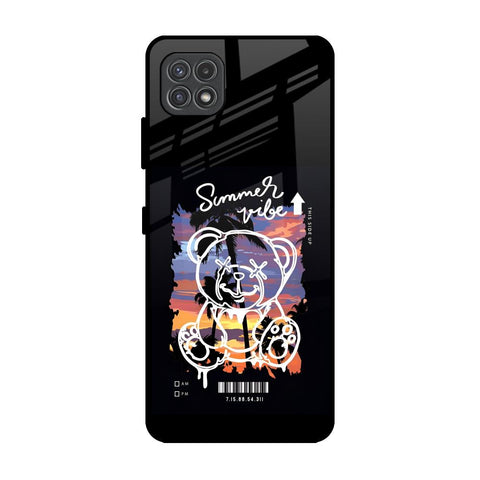 Summer Vibe Samsung Galaxy A22 5G Glass Back Cover Online