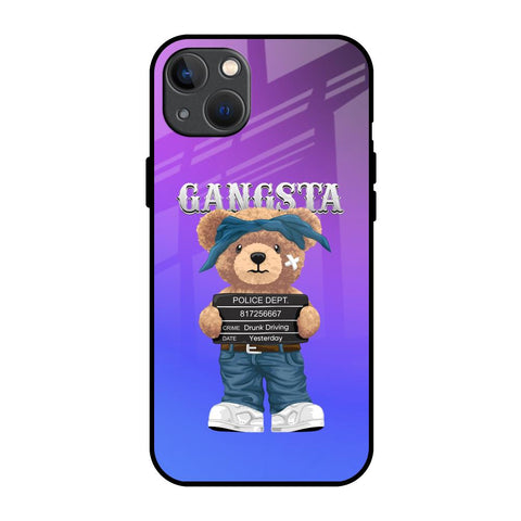 Gangsta Bear iPhone 13 mini Glass Back Cover Online