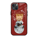 Astronaut Bear iPhone 13 mini Glass Back Cover Online