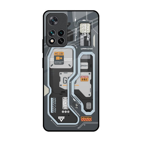 Retro Futuristic Mi 11i Glass Back Cover Online