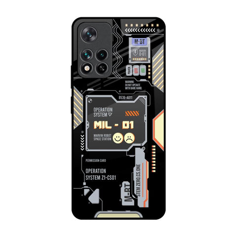 Exposed Parts Mi 11i Glass Back Cover Online