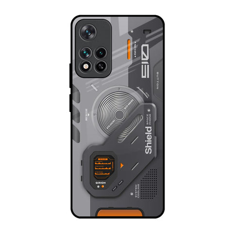 Tech Lifestyle Mi 11i HyperCharge Glass Back Cover Online