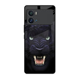 Angry Black Leopard iQOO 9 Pro Glass Back Cover Online