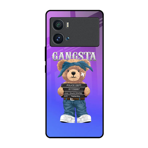 Gangsta Bear iQOO 9 Pro Glass Back Cover Online