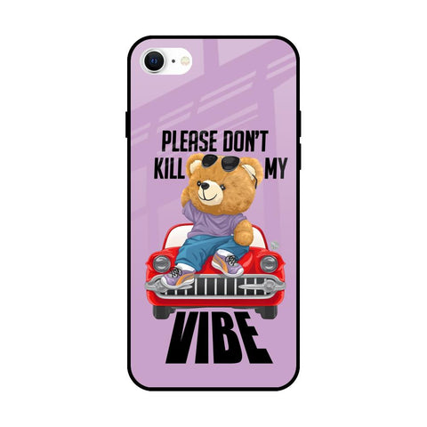 Don't Kill My Vibe iPhone SE 2022 Glass Back Cover Online