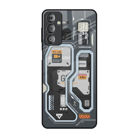 Retro Futuristic Samsung Galaxy F23 5G Glass Back Cover Online