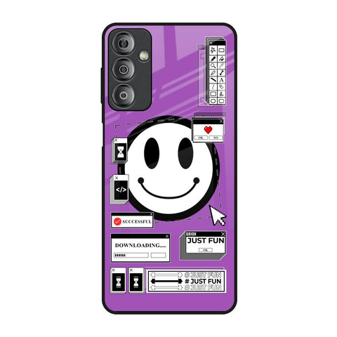 Code with Smile Samsung Galaxy F23 5G Glass Back Cover Online