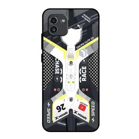 Car Enthusiast Samsung Galaxy A03 Glass Back Cover Online