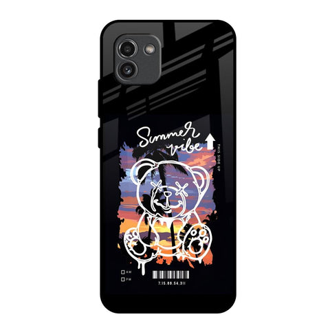 Summer Vibe Samsung Galaxy A03 Glass Back Cover Online