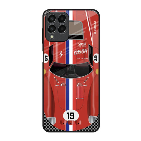 Racing Vintage Samsung Galaxy M33 5G Glass Back Cover Online