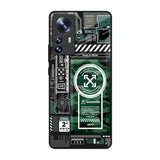 Green Camo Circuit Mi 12 Pro 5G Glass Back Cover Online