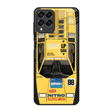 Yellow Racing Car Samsung Galaxy M53 5G Glass Back Cover Online