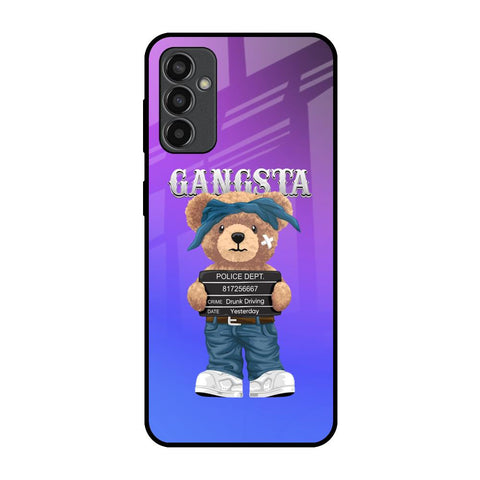 Gangsta Bear Samsung Galaxy F13 Glass Back Cover Online