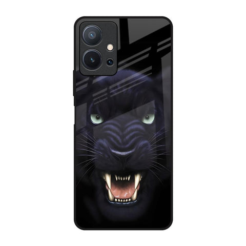 Angry Black Leopard Vivo T1 5G Glass Back Cover Online