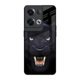 Angry Black Leopard Oppo Reno8 Pro 5G Glass Back Cover Online