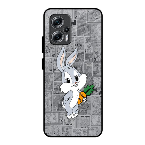 Cute Baby Bunny Redmi K50i 5G Glass Back Cover Online