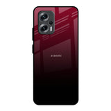 Wine Red Redmi K50i 5G Glass Back Cover Online