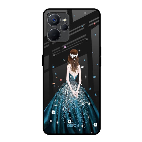 Queen Of Fashion Realme 9i 5G Glass Back Cover Online