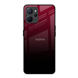 Wine Red Realme 9i 5G Glass Back Cover Online