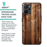 Timber Printed Glass Case for Realme 9i 5G