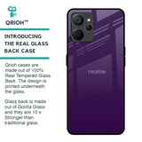 Dark Purple Glass Case for Realme 9i 5G