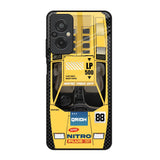 Yellow Racing Car Redmi 11 Prime Glass Back Cover Online