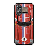 Racing Vintage OPPO A17 Glass Back Cover Online