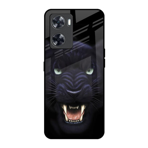 Angry Black Leopard OnePlus Nord N20 SE Glass Back Cover Online