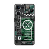 Green Camo Circuit Oppo F21s Pro Glass Back Cover Online