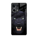 Angry Black Leopard Oppo F21s Pro Glass Back Cover Online