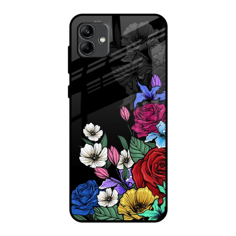 Rose Flower Bunch Art Samsung Galaxy A04 Glass Back Cover Online