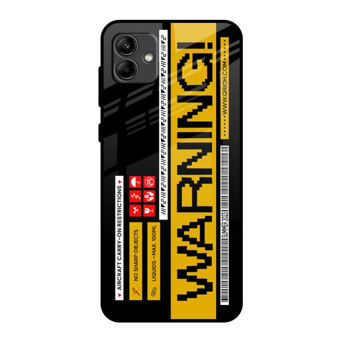 Aircraft Warning Samsung Galaxy A04 Glass Back Cover Online