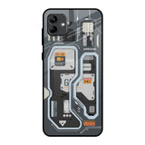 Retro Futuristic Samsung Galaxy A04 Glass Back Cover Online