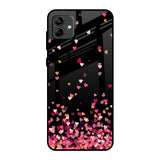 Heart Rain Fall Samsung Galaxy A04 Glass Back Cover Online