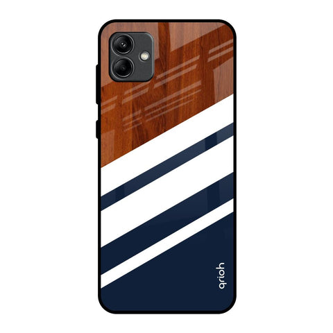 Bold Stripes Samsung Galaxy A04 Glass Back Cover Online