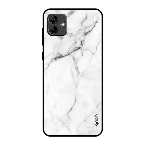 Modern White Marble Samsung Galaxy A04 Glass Back Cover Online