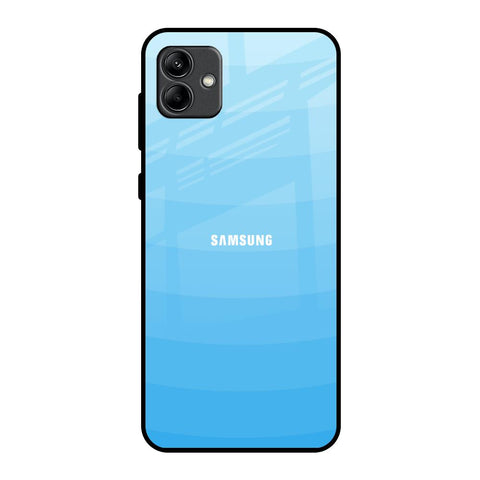 Wavy Blue Pattern Samsung Galaxy A04 Glass Back Cover Online