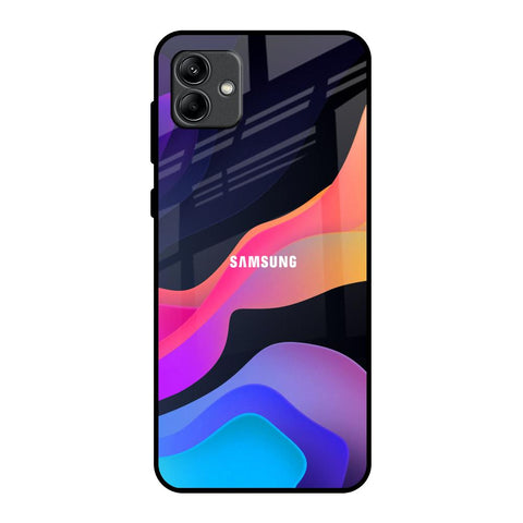 Colorful Fluid Samsung Galaxy A04 Glass Back Cover Online