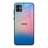 Blue & Pink Ombre Samsung Galaxy A04 Glass Back Cover Online