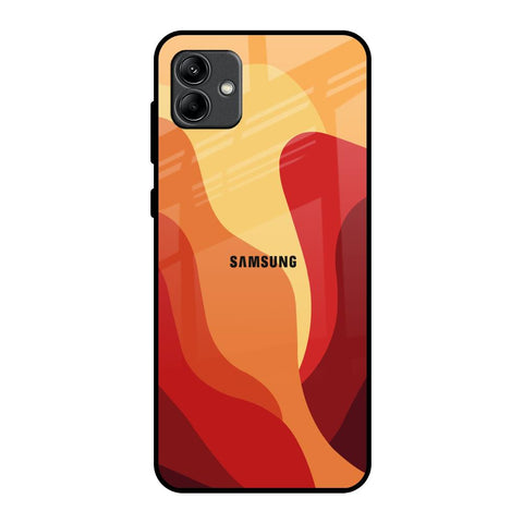 Magma Color Pattern Samsung Galaxy A04 Glass Back Cover Online