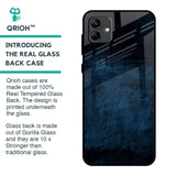 Dark Blue Grunge Glass Case for Samsung Galaxy A04